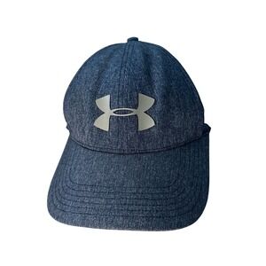 Under Armour Golf Hat Blue Adjustable Mens Logo Performance‎ Cap